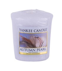 Ароматическая свеча Yankee Candle Autumn Pearl 49 г цена и информация | Подсвечники, свечи | 220.lv