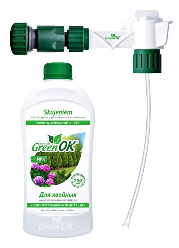 GreenOK Smidzināšanas komplekts GreenOK 750 ml cena un informācija | Šķidrie mēslošanas līdzekļi | 220.lv