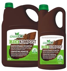 GreenOK BIO KOMPOST kompostēšanas veicinātājs 1,5L цена и информация | Жидкие удобрения | 220.lv