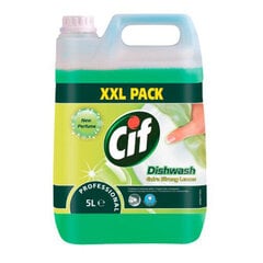 Trauku mazgāšanas līdzeklis CIF PROFESSIONAL Dishwash Extra Strong Lemon 5 L koncentrāts cena un informācija | Trauku mazgāšanas līdzekļi | 220.lv
