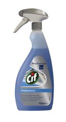 Stiklu un virsmu tīrīšanas līdzeklis CIF PROFESSIONAL Windows & Multisurface cleaner 750 ml цена и информация | Очистители | 220.lv