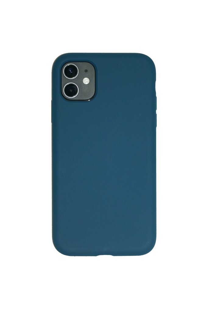Silikona vāciņš iPhone 11 SOUNDBERRY, krāsa - ZILA (PEACOCK) cena un informācija | Telefonu vāciņi, maciņi | 220.lv