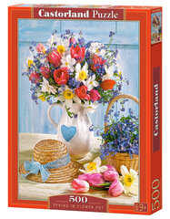 Puzle Castorland Spring In Flower Pot, 500 det. cena un informācija | Puzles, 3D puzles | 220.lv