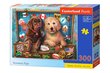 Puzle Castorland Stowaway Pups, 300 det. cena un informācija | Puzles, 3D puzles | 220.lv