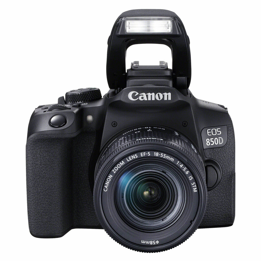 Canon EOS 850D 18-55mm IS STM cena un informācija | Digitālās fotokameras | 220.lv