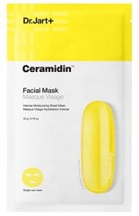 Mitrinoša loksnes sejas maska Dr.Jart+ Ceramidin Facial Sheet Mask 22 g cena un informācija | Sejas maskas, acu maskas | 220.lv