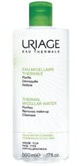Очищающая мицеллярная вода Uriage для комбинированной и жирной кожи, 250мл цена и информация | Средства для очищения лица | 220.lv
