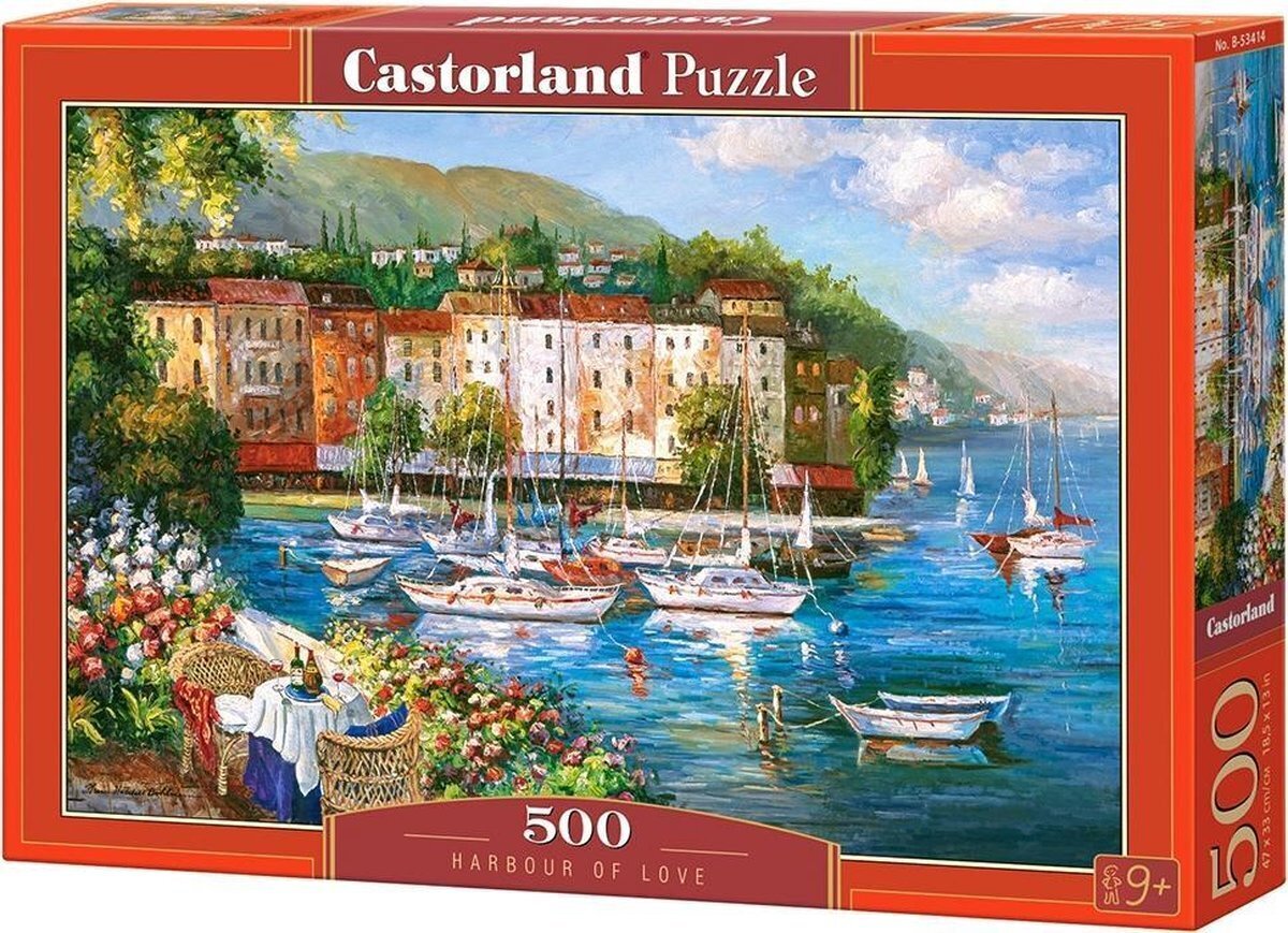 Puzle Castorland Harbour of Love, 500 det. cena un informācija | Puzles, 3D puzles | 220.lv