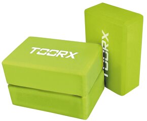 Jogas spilventiņš Toorx AHF025 22,5x15x7,5cm, zaļš cena un informācija | Jogas preces | 220.lv
