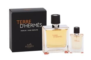 Подарочный комплект для мужчин Hermes Terre d´Hermes EDP, 75 мл цена и информация | Мужские духи | 220.lv