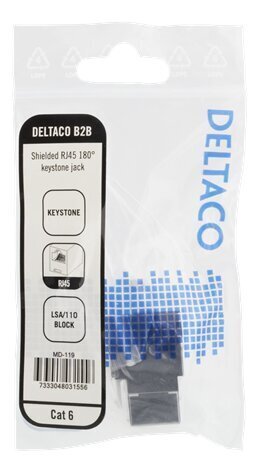 Deltaco MD-119, RJ45 (CAT 6) cena un informācija | Kabeļi un vadi | 220.lv