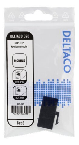 Deltaco MD-125, RJ45 UTP (CAT 6) цена и информация | Kabeļi un vadi | 220.lv