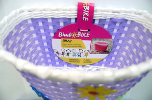 Корзина для велосипеда Bimbo Bike Q-Fix, желто-оранжевая цена и информация | Сумки, держатели для телефонов | 220.lv