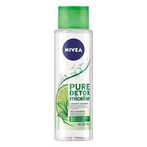 Micelārais šampūns ar zaļo tēju un laimu Nivea Pure Detox 400 ml cena un informācija | Šampūni | 220.lv