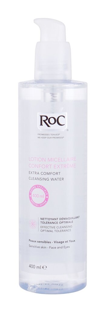 Attīrošs micelārais ūdens RoC Extra Comfort 400 ml цена и информация | Sejas ādas kopšana | 220.lv