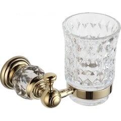 Mexen Estela стакан с держателем, gold цена и информация | Аксессуары для ванной комнаты | 220.lv