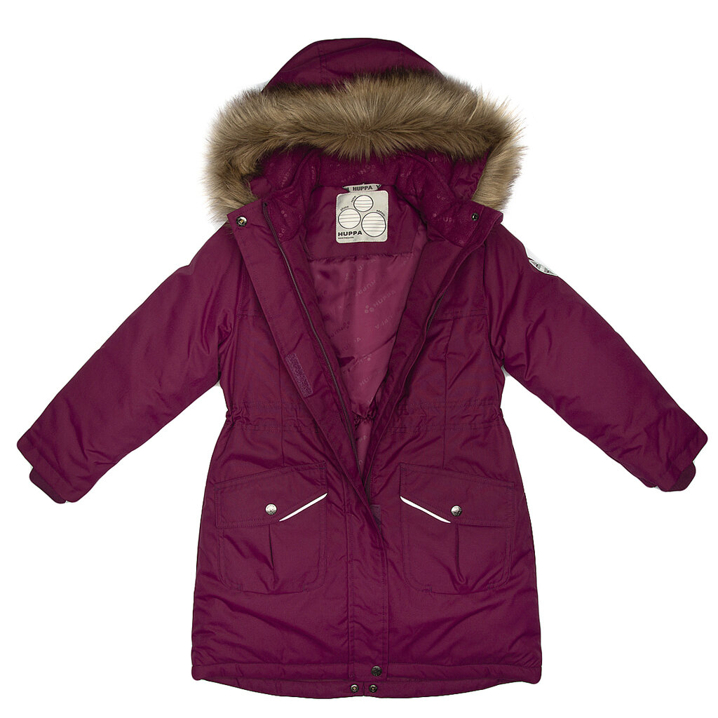 Huppa ziemas jaka meitenēm Mona 2, 300 g, bordo цена и информация | Ziemas apģērbs bērniem | 220.lv