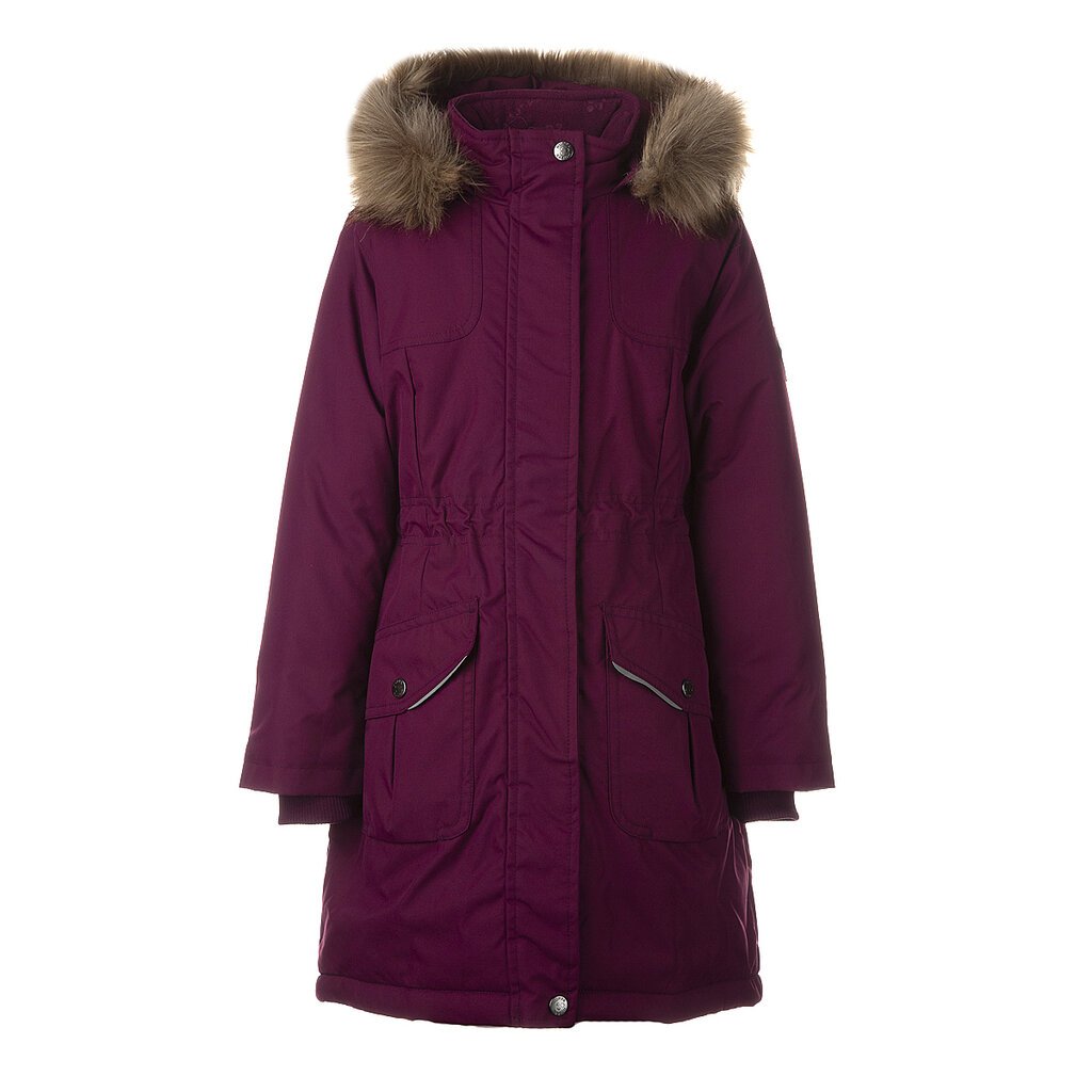Huppa ziemas jaka meitenēm Mona 2, 300 g, bordo цена и информация | Ziemas apģērbs bērniem | 220.lv