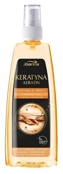 Izsmidzināms matu kondicionieris bojātiem matiem Joanna Keratyna, 150 ml cena un informācija | Matu kondicionieri, balzāmi | 220.lv