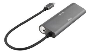 USB koncentrators Deltaco USBC-1207, USB C - USB A cena un informācija | Adapteri un USB centrmezgli | 220.lv