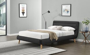 Кровать Halmar Elanda 140 cм, темно серый цена и информация | Кровати | 220.lv
