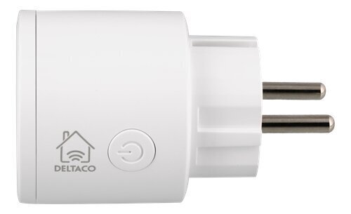 Deltaco Smart Home viedā kontaktligzda SH-P01 WiFi cena un informācija | Elektrības slēdži, rozetes | 220.lv