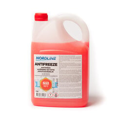 NORDLINE Охлаждающая жидкость красная -35 ° C (G12) 4 кг цена и информация | Очищающие и охлаждающие жидкости | 220.lv