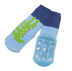 Нескользящие детские носки "Крокодил" цена и информация | Колготки, носочки для новорожденных | 220.lv