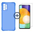 Full protection set cиликоновый чехол + защитное стекло Soundberry Basic для Samsung Galaxy A72/ A72 5G