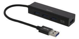 Savienojumu stacija Deltaco UH-487, USB3.1 цена и информация | Адаптеры и USB разветвители | 220.lv