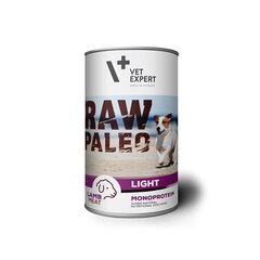 Raw Paleo Light консервы для взрослых собак с ягненком беззерновые 400 г цена и информация | Консервы для собак | 220.lv