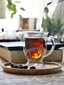 Dubultā borosilikāta stikla tējas tasīšu komplekts, 2 gab. cena un informācija | Glāzes, krūzes, karafes | 220.lv