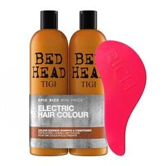 Komplekts, TIGI Bed Head Colour Goddess Tweens2x750ml + RICH Antistatiska matu suka cena un informācija | Šampūni | 220.lv