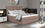 Кровать NORE Glossy 145x200 см, коричневый