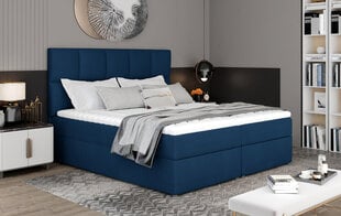 Кровать NORE Glossy 145x200 см, синяя цена и информация | Кровати | 220.lv