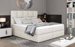 Кровать NORE Glossy 145x200 см, кремовая
