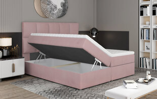 Кровать NORE Glossy 145x200 см, белая цена и информация | Кровати | 220.lv