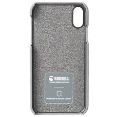 Чехол для телефона Krusell iPhone X / Xs Broby Cover 61435 серый цена и информация | Чехлы для телефонов | 220.lv