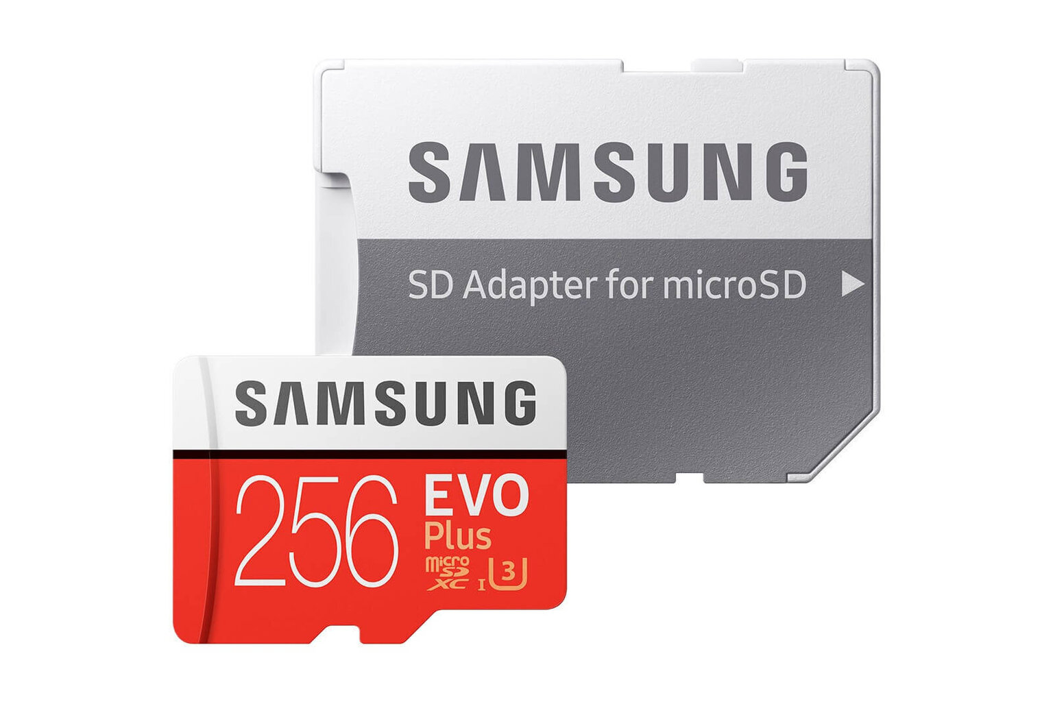 Samsung EVO PLUS 256GB MicroSD ar adapteri (MB-MC256HA/EU) cena un informācija | Atmiņas kartes fotokamerām | 220.lv