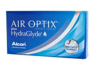 Air Optix Plus HydraGlyde ikmēneša kontaktlēcas 8.60, 6 gab. cena un informācija | Kontaktlēcas | 220.lv