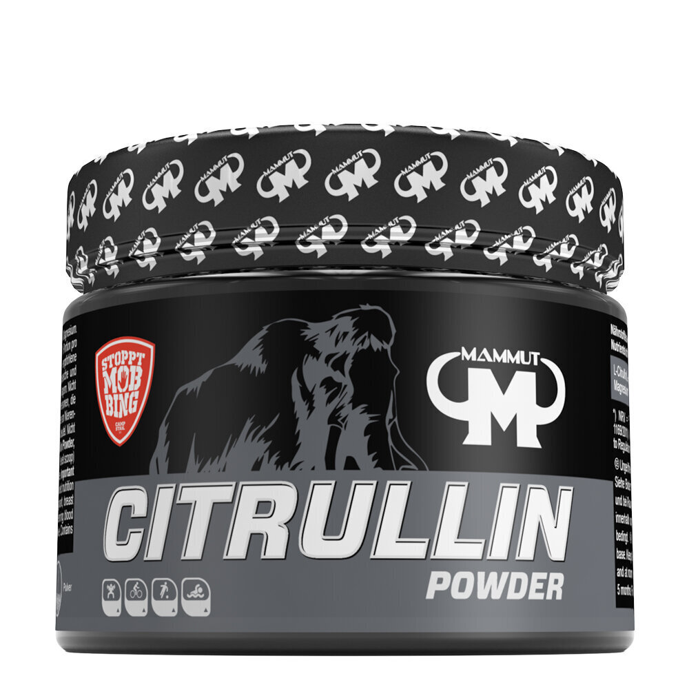 Uztura bagātinātājs MAMMUT Nutrition Citrullin Powder 200 g. cena un informācija | Slāpekļa oksīda veicinātāji | 220.lv