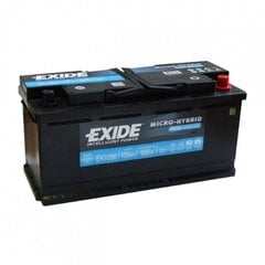 Аккумулятор EXIDE AGM Micro-Hybrid EK1050 105Ah 950A цена и информация | Аккумуляторы | 220.lv