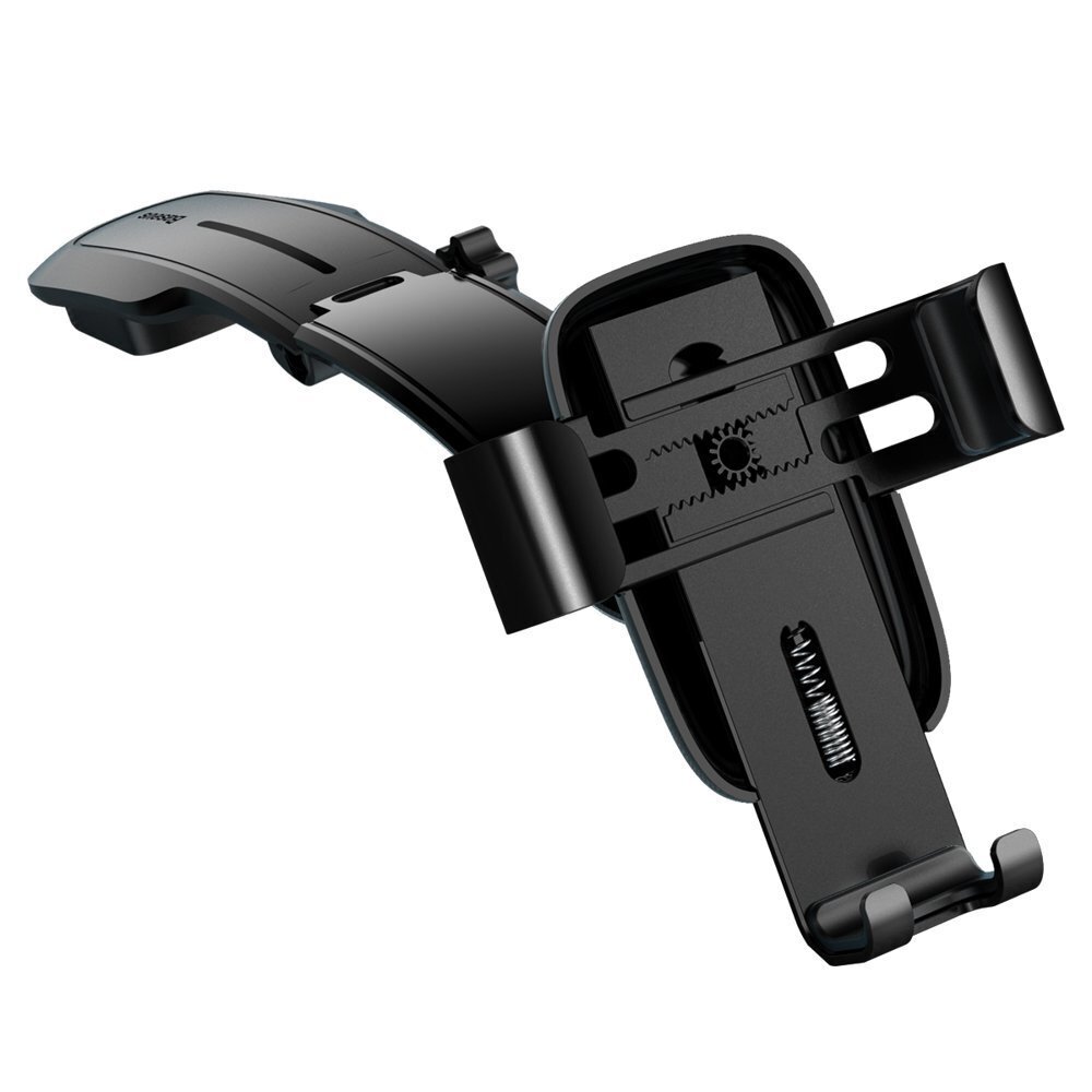 Baseus Metal Age Gravity Car Mount Phone Holder with Adjustable Arm black (SUYL-F01) cena un informācija | Auto turētāji | 220.lv