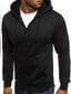 Melns vīriešu džemperis ar kapuci "Lore" цена и информация | Vīriešu jakas | 220.lv