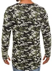 Zaļš kamuflāžas vīriešu džemperis "Loring" cena un informācija | Vīriešu džemperi | 220.lv