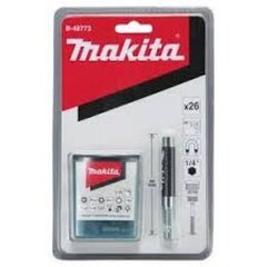 Набор бит для шуруповерта Makita P-48789, 26 шт цена и информация | Механические инструменты | 220.lv