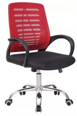 Biroja krēsls Vangaloo DM8101, melns/sarkans cena un informācija | Biroja krēsls Vangaloo DM8101, melns/sarkans | 220.lv
