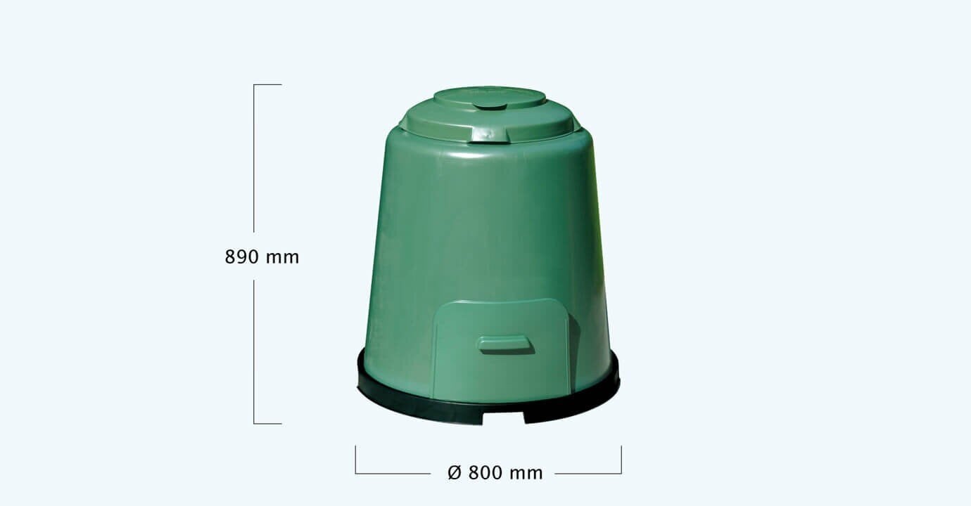 Ātrā komposta kaste Rapid Garantia, 280 l cena un informācija | Komposta kastes un āra konteineri | 220.lv