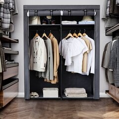Текстильный шкаф для одежды Songmics 174 см, серый цена и информация | Шкафы | 220.lv