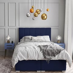 Кровать Selsey Alenna 140x200 см, синяя цена и информация | Кровати | 220.lv